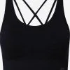Marika Low Support Bustier Sport Bh KAYLA Dames Zwart