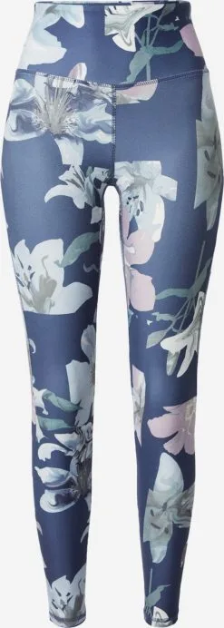Marika Lange Broeken Slimfit Sportbroek CYNTHIA Dames Blauw / Lichtblauw