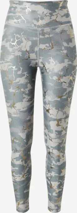 Marika Sportleggings Skinny Sportbroek ZEN Dames Rookgrijs / Greige / Lichtgrijs
